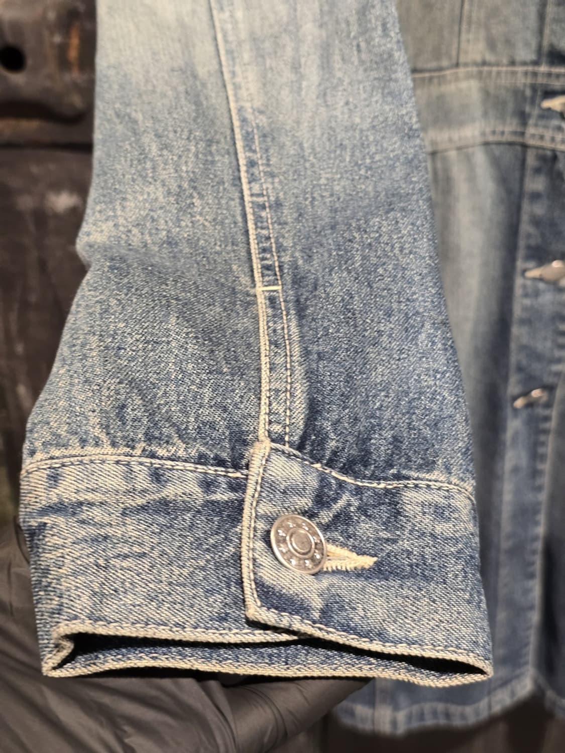 90s Long-line Denim Jacket 상품이미지3