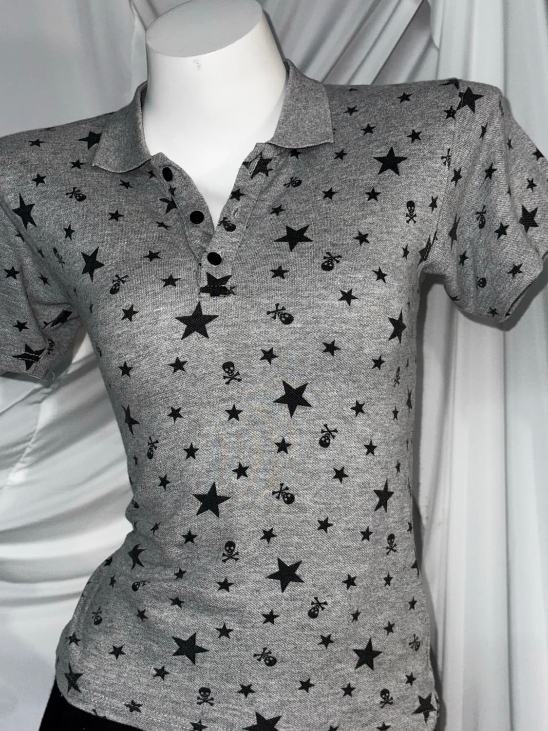 무채색 데일리해골펑크 레더 아디다스 코디세트  상품이미지5