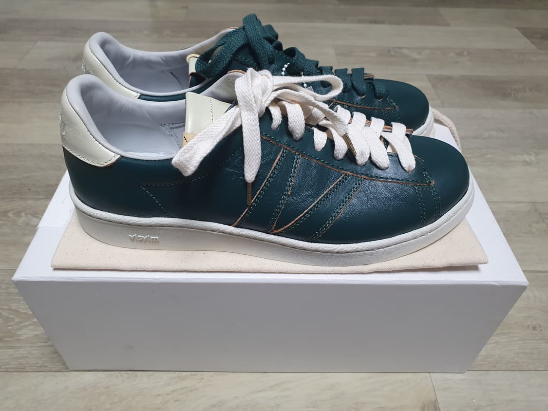 [M9] 21AW 비즈빔 코르다 포크 레더 그린 새제품 팝니다 상품이미지2