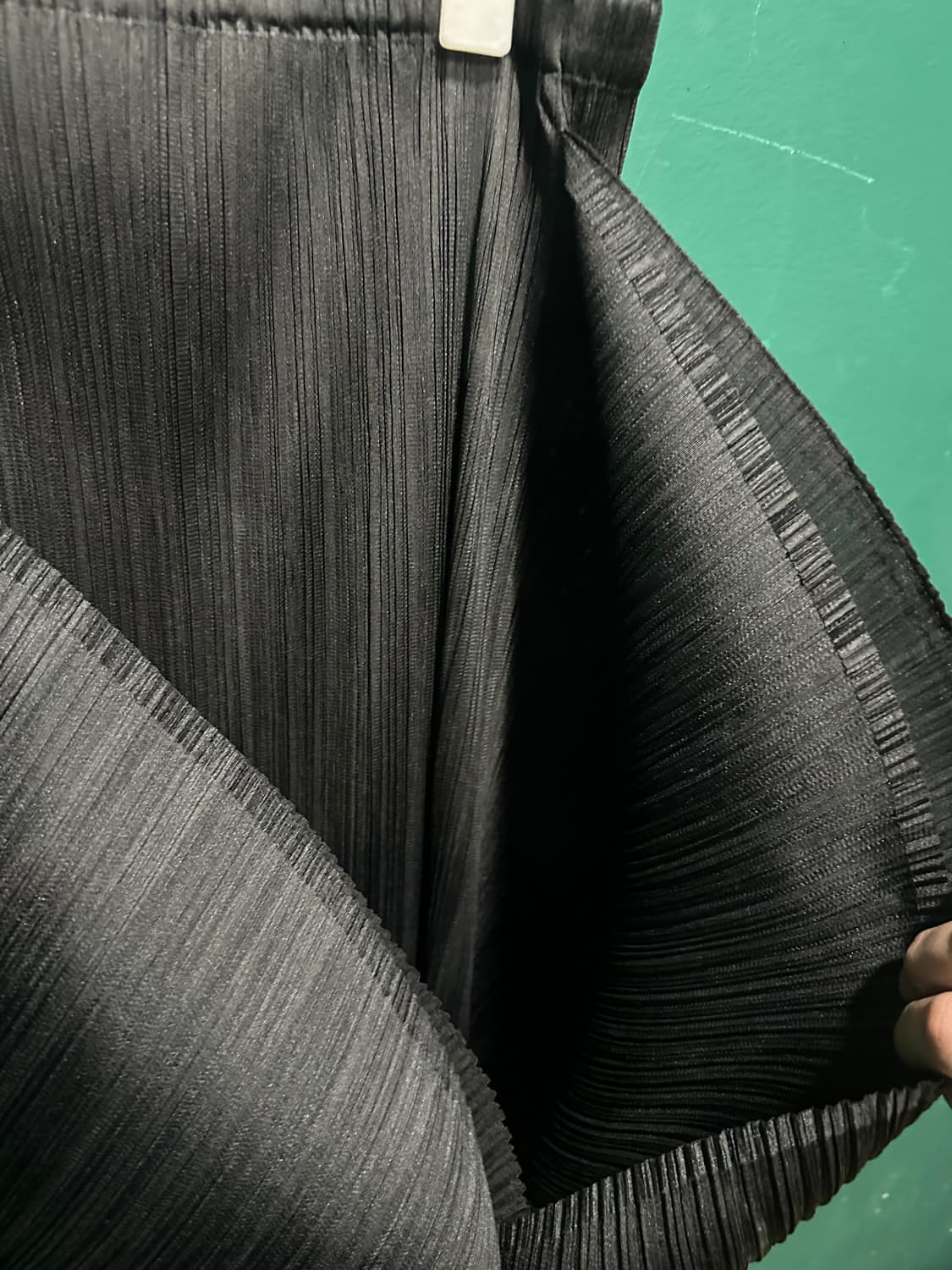 플리츠 플리즈 포인트 롱스커트 상품이미지4