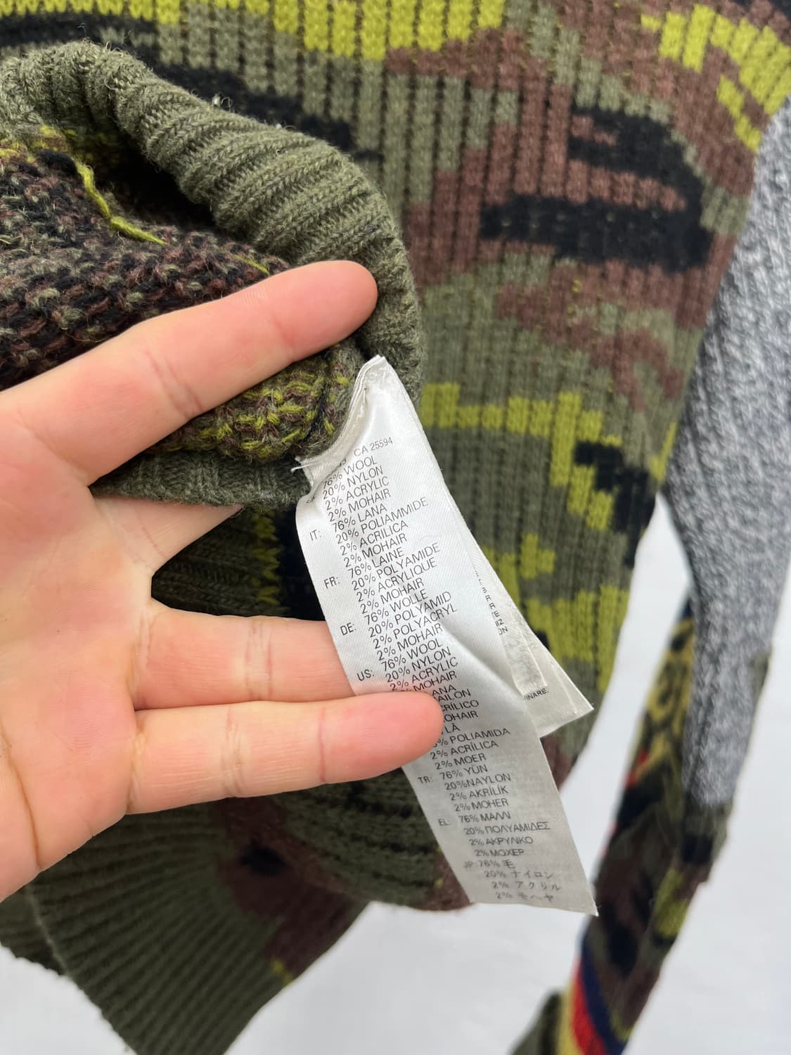 ~66) DIESEL MILITARY Y2K 니트 상품이미지5