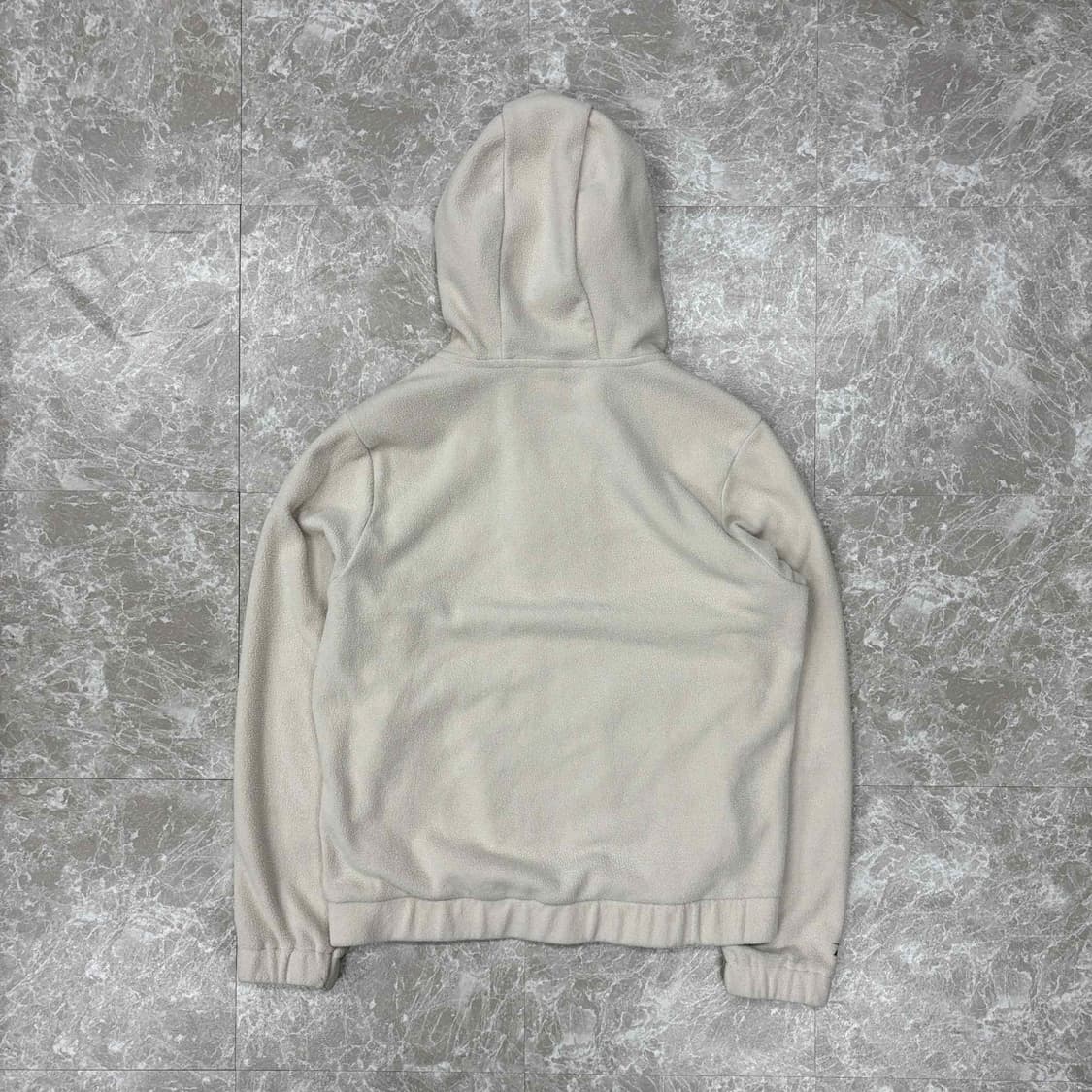 리복 아이보리 플리스 후드집업 희귀져지(L) 상품이미지3