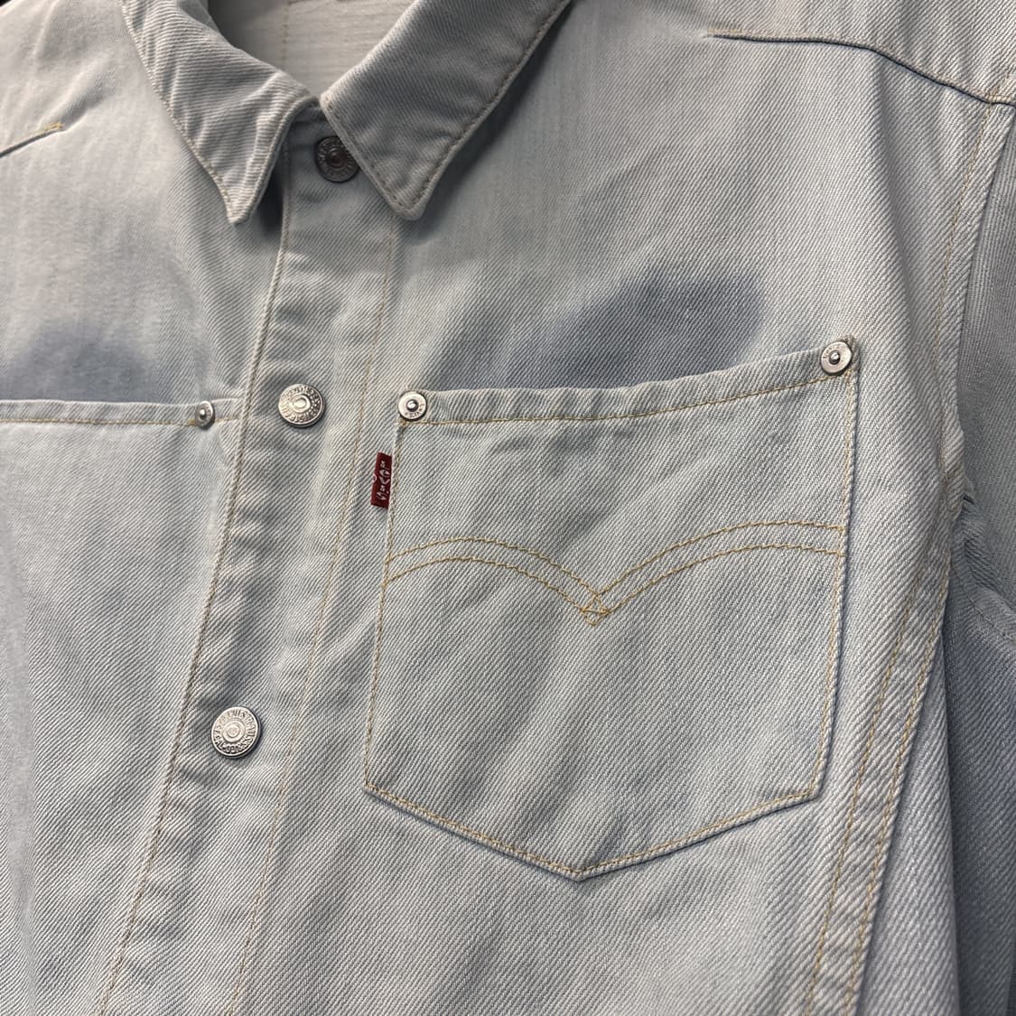 00s 리바이스 엔지니어드진 3D쉐이딩 워싱 데님 자켓 N1060 상품이미지5