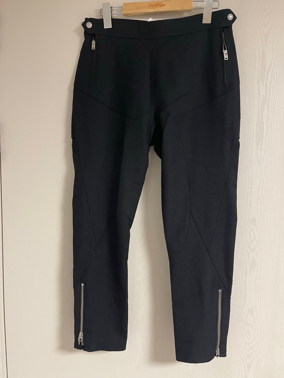 꼼데가르송 준야 와타나베 여성 지퍼 디테일 울 팬츠 S 상품이미지1