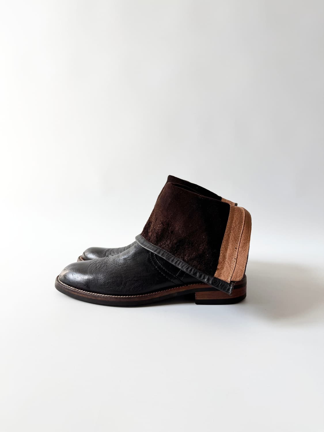 Vintage 빈티지 소프트 레더 부츠 상품이미지2