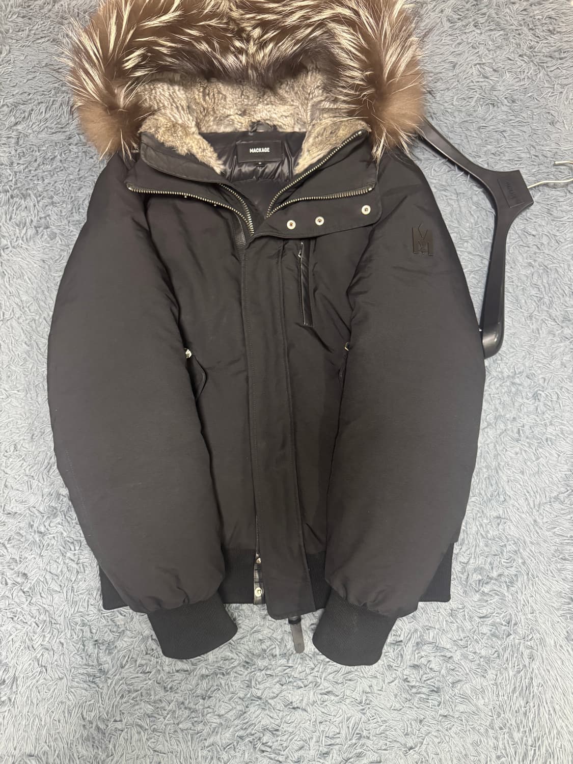 맥케이지 딕슨 블랙 실버퍼 40사이즈 신형 상품이미지1