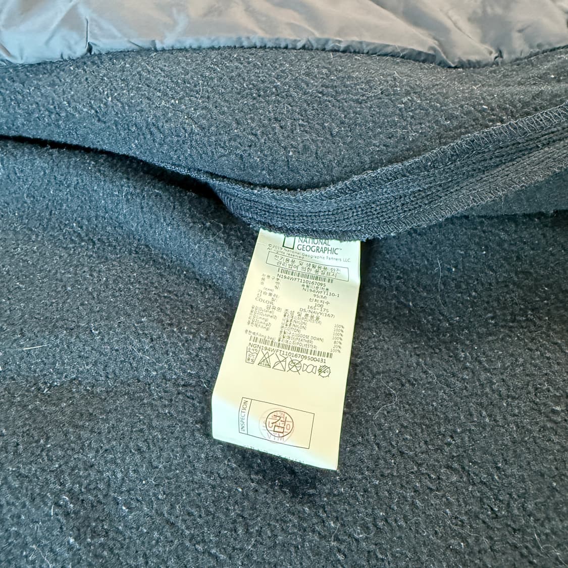 내셔널지오그래픽 러닝 경량패딩 후드 M 상품이미지4