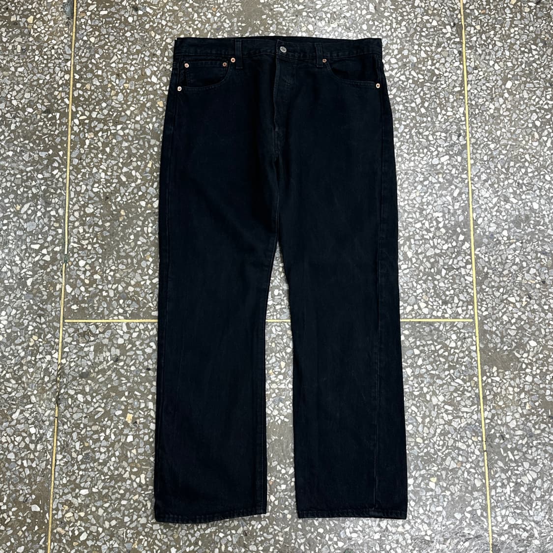 리바이스 501 블랙 진 데님 팬츠 36 상품이미지1