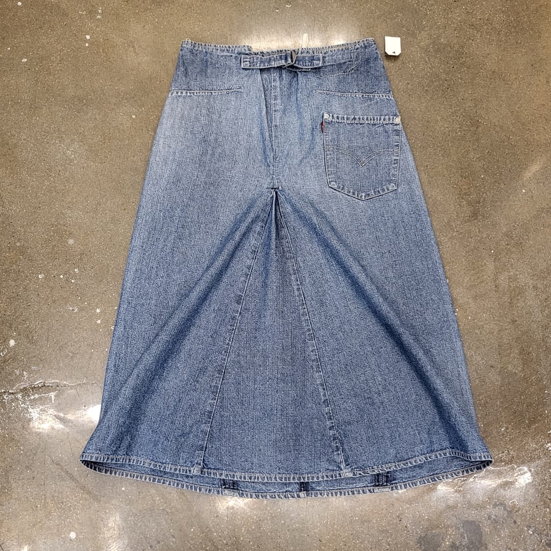 Levi's 리바이스 청 데님 롱 스커트 A라인 상품이미지6