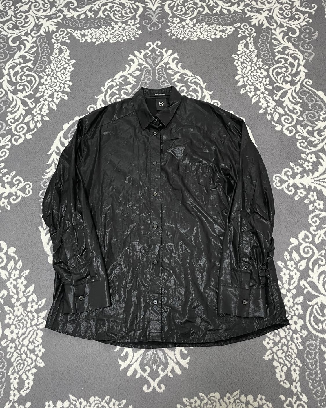 Spelledit Shiny Wrinkle Shirts 상품이미지3