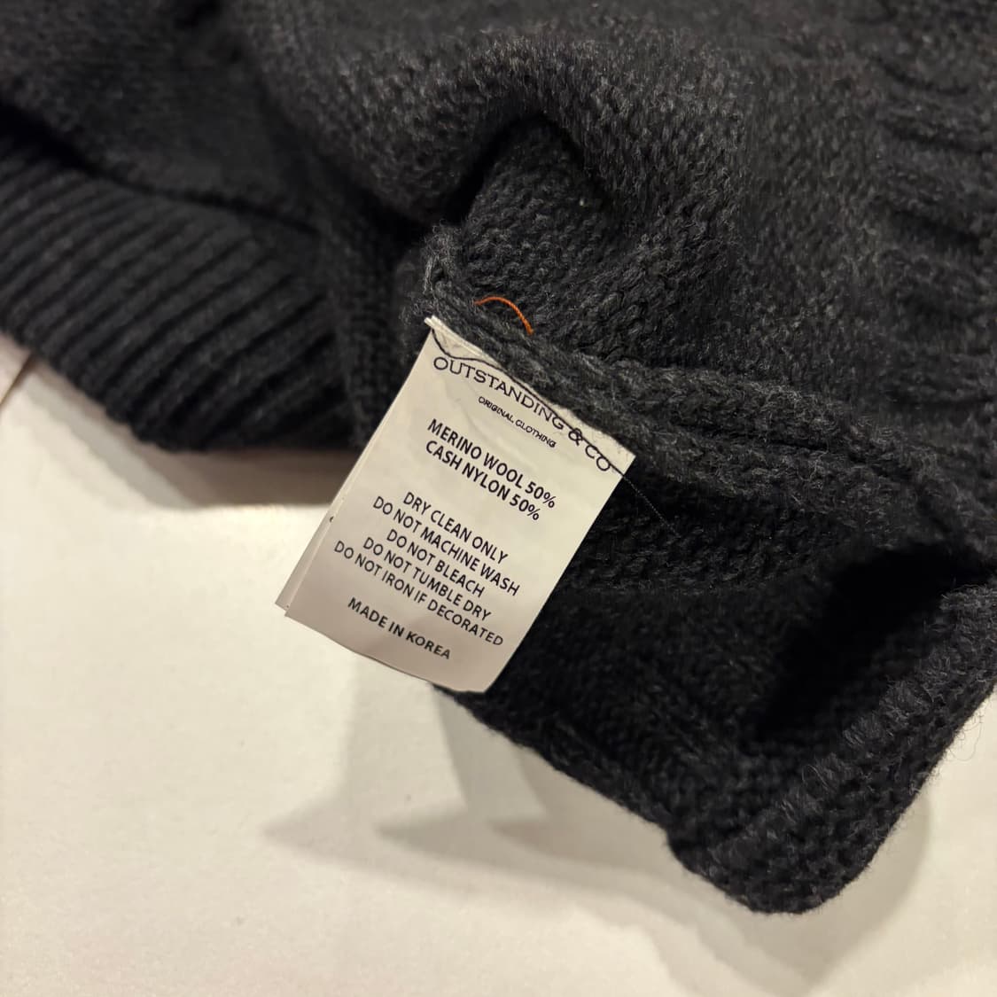 [L] 아웃스탠딩 피셔맨 다크그레이 니트 가디건 C964 상품이미지6