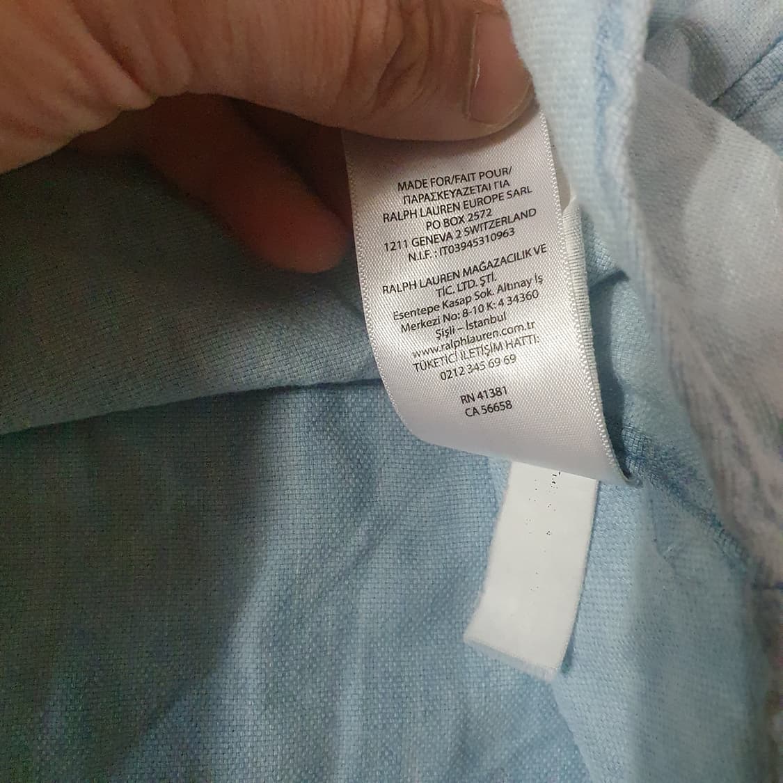 폴로 코튼 반팔 셔츠 XL 상품이미지8