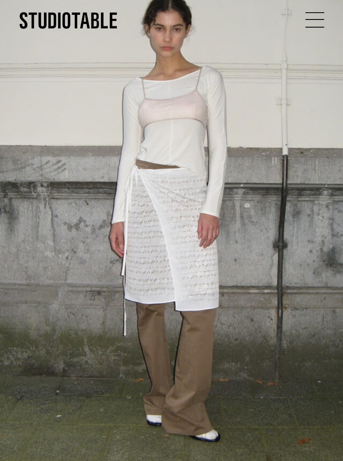 Studiotable 스튜디오테이블 랩스커트 상품이미지1