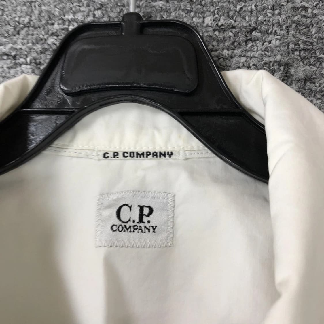 cp컴퍼니 정품 오버셔츠 렌즈와펜 자켓 화이트 상품이미지6