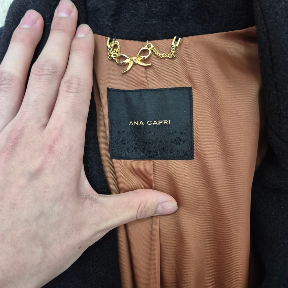 아나카프리 여성 럭셔리 싱글 코트 상품이미지4