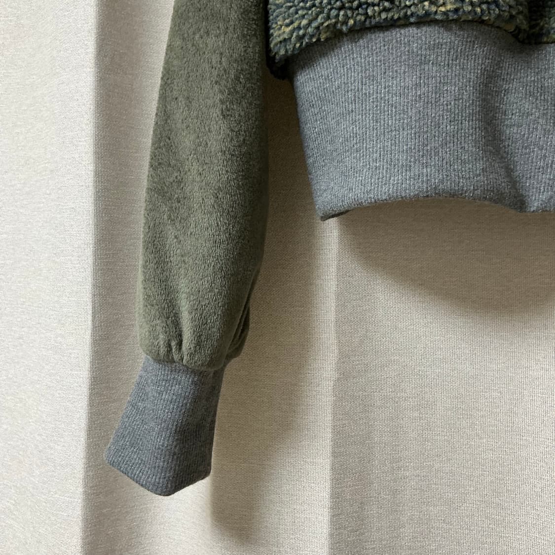 KYO 스포티 무스탕 트랙 자켓  카키(size 2) 상품이미지6