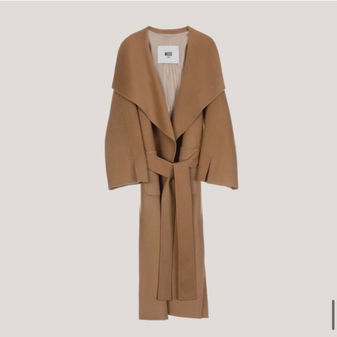 (새제품) 뮤제 LUNDI Wool Shawl 울 코트 36 상품이미지3