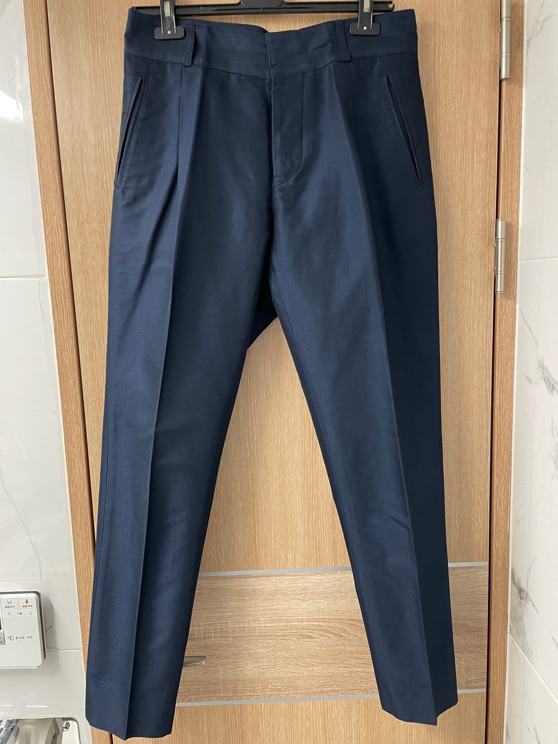 DRIES VAN NOTEN Navy Cotton Suit 상품이미지5