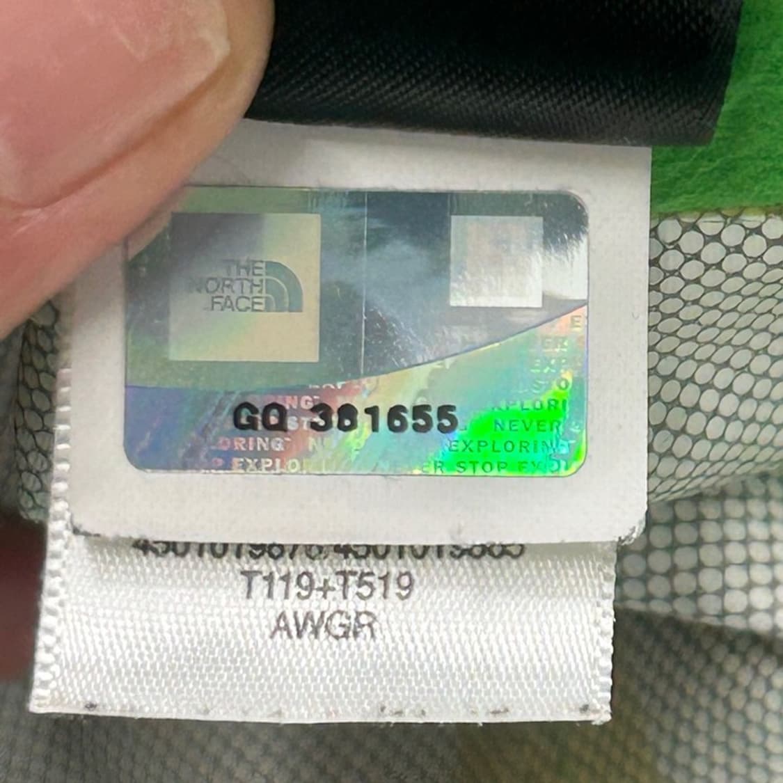 노스페이스 아노락 바람막이 자켓 그린 M 95 상품이미지6