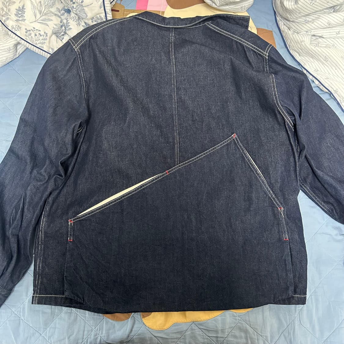 (5) 캐피탈 11.5oz 데님 애플맨 커버올 인디고 상품이미지6