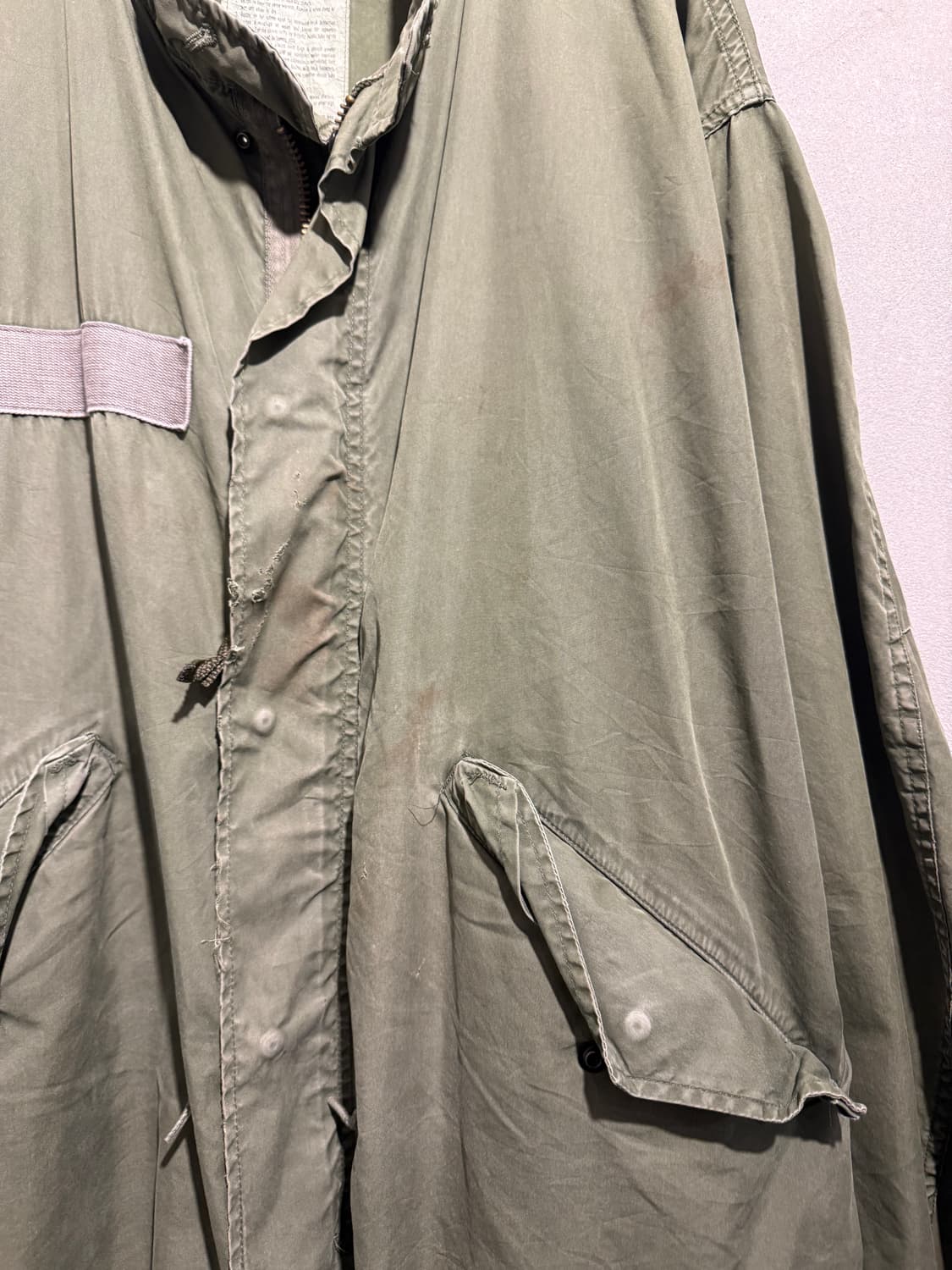 80s m-65 피쉬테일 파카 L(3XL) 상품이미지5