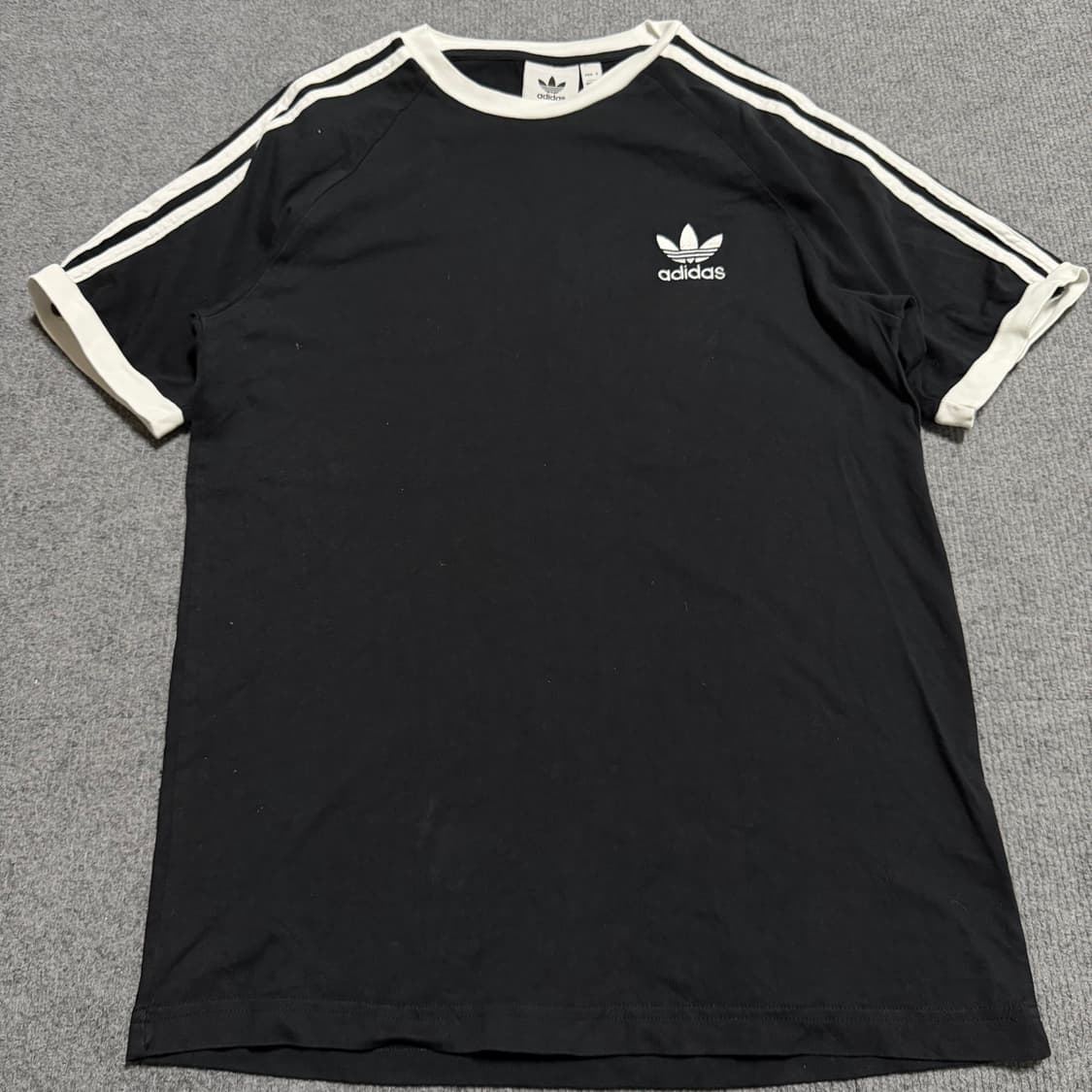 아디다스 블랙 삼선 반팔티 m 상품이미지2