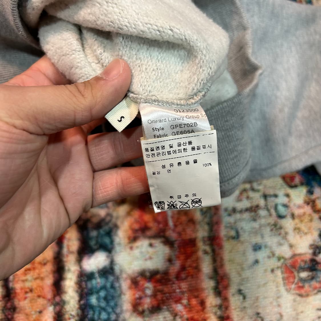 [M] 90s 장 폴 고티에 백 레이스 스웻셔츠 맨투맨 상품이미지6