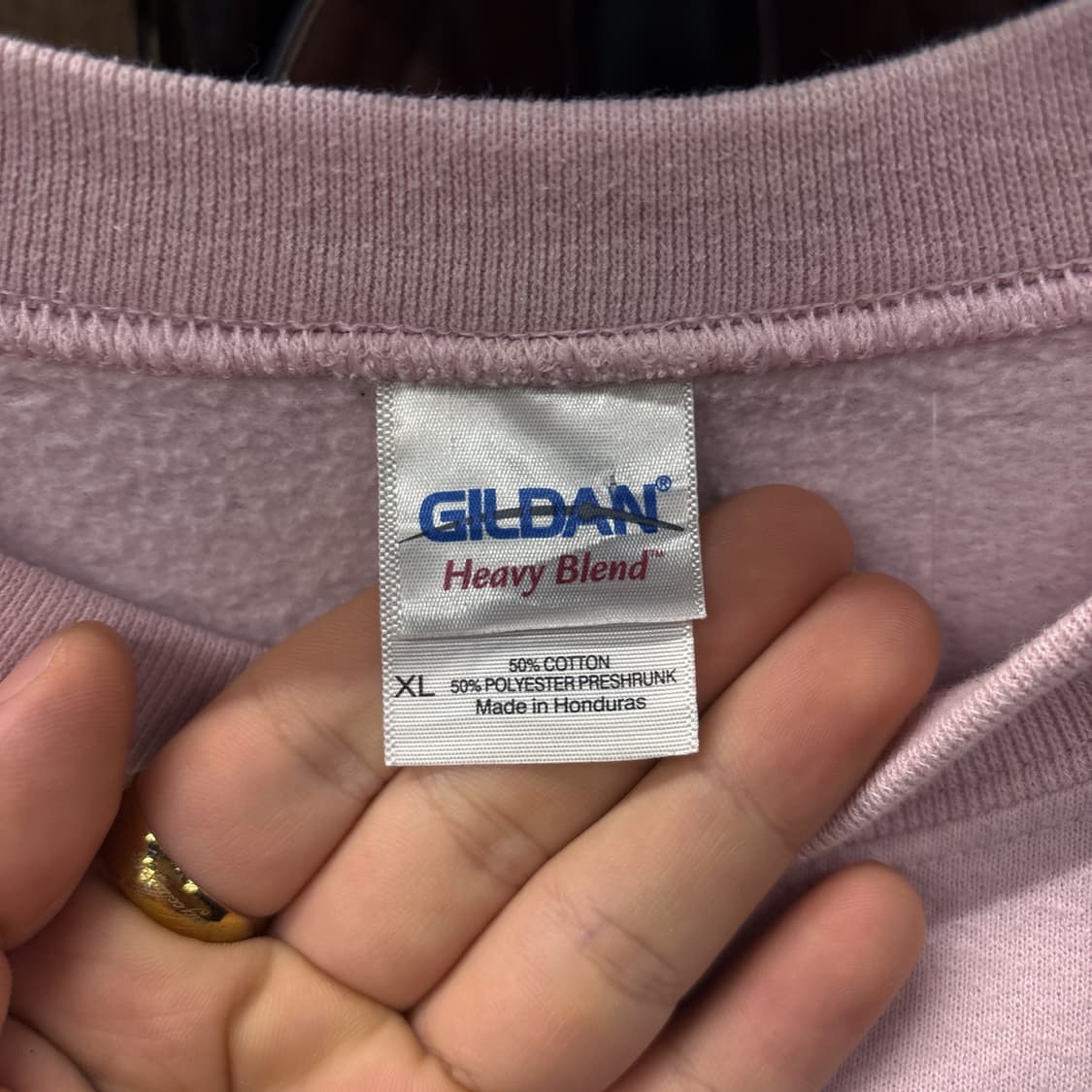 90s 길단 헤비 블론드 에어포스맘 서포터즈 프린팅 스웻셔츠 N704 상품이미지7