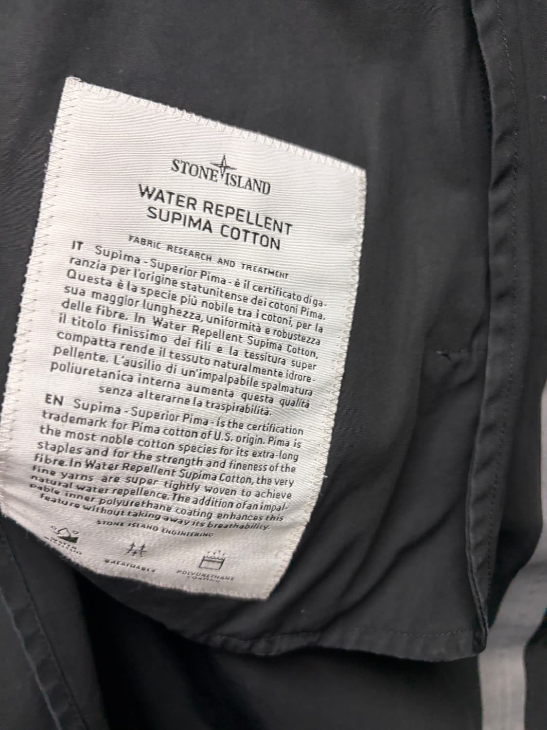 스톤아일랜드 롱 코트 S 상품이미지4