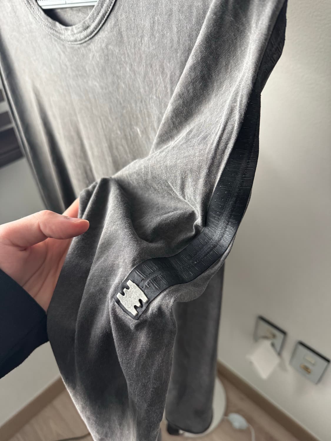 Isaac Sellam 레더 트리밍 슬리브 s 상품이미지2