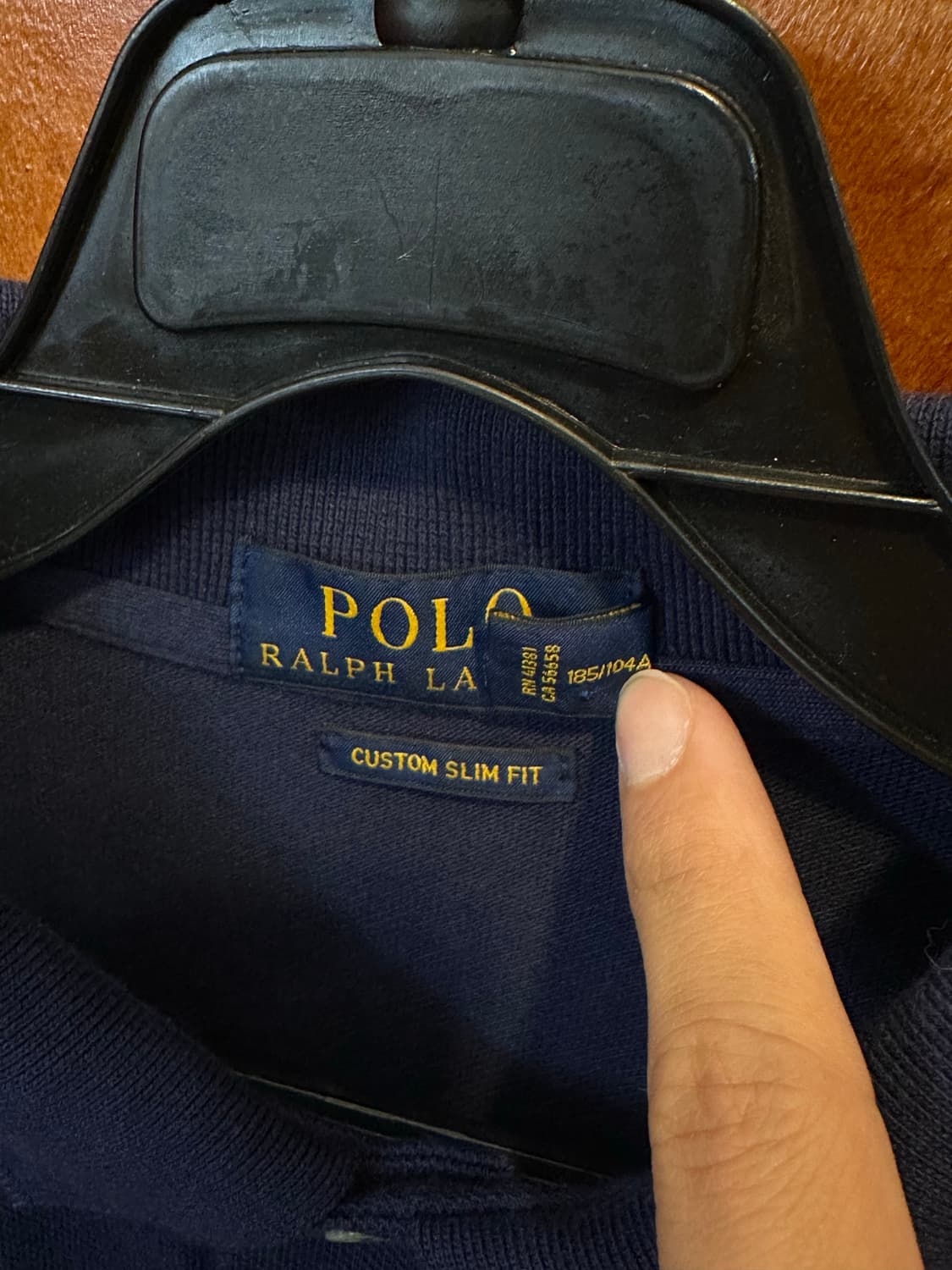 폴로 랄프로렌 빅포니 카라티 반팔 네이비 XL 상품이미지2