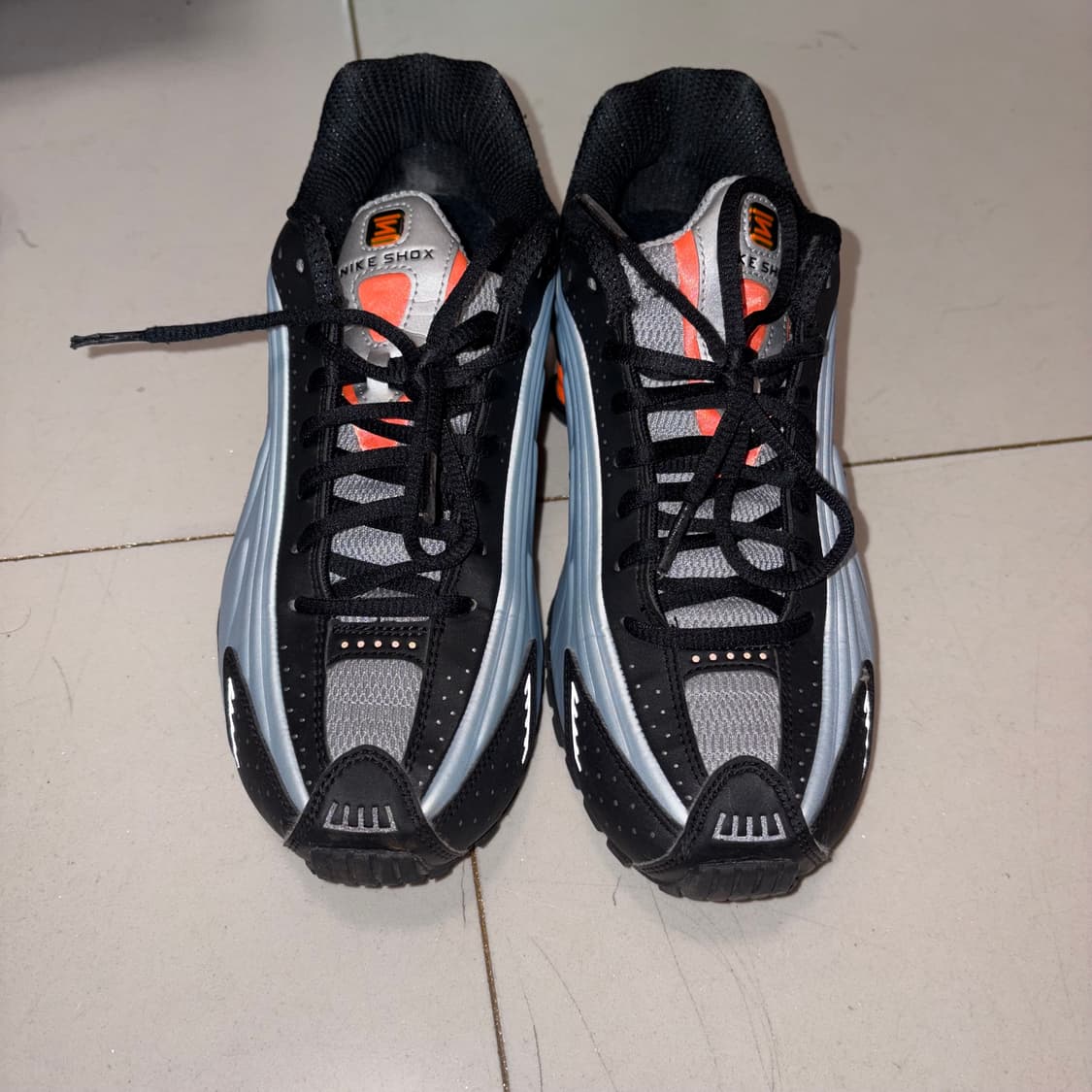 [w250] 나이키  샥스 R4 블루 틴트 토탈 오렌지 상품이미지2