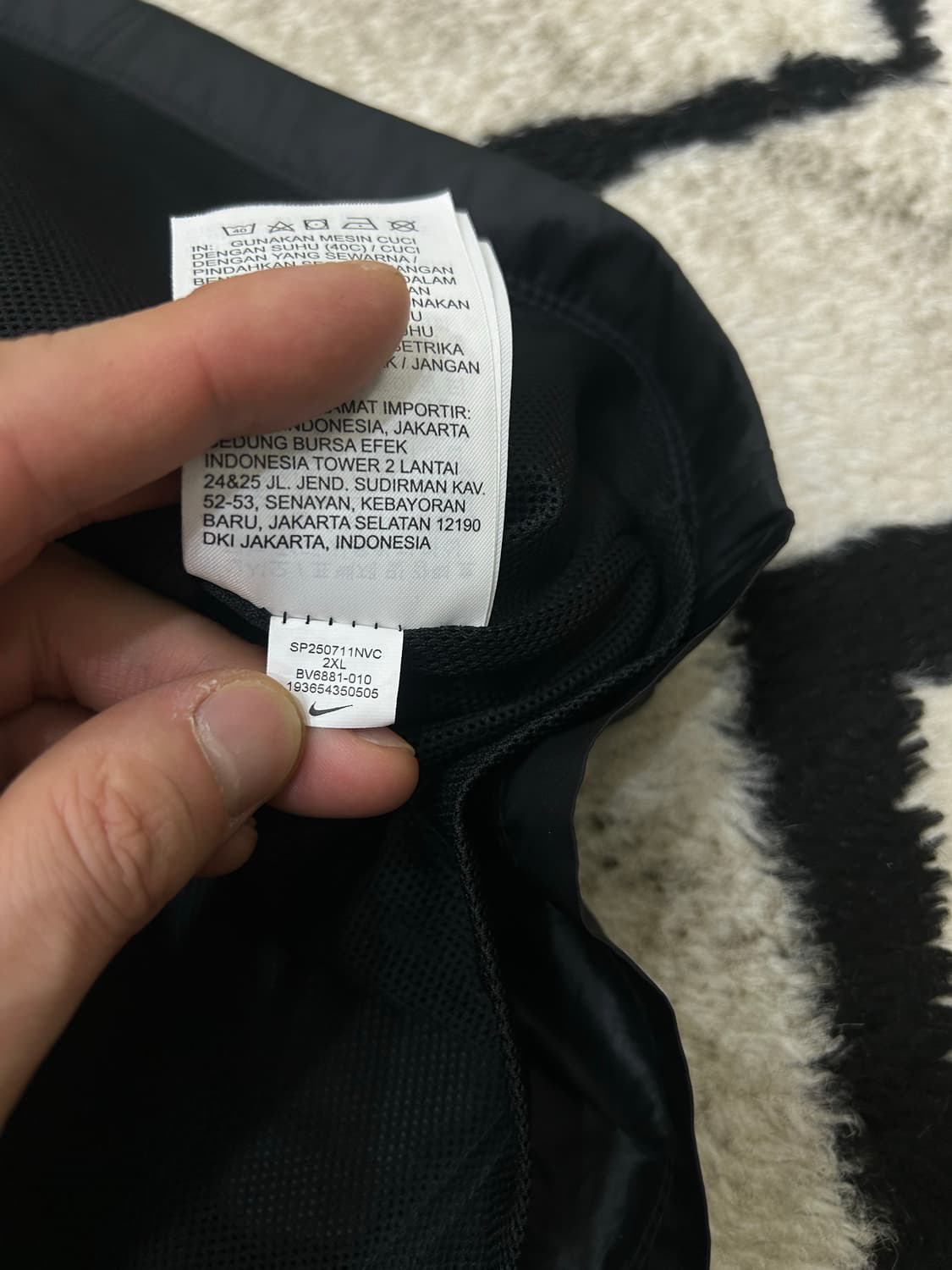 [2XL]나이키 레인 우븐 자켓/블랙 상품이미지7