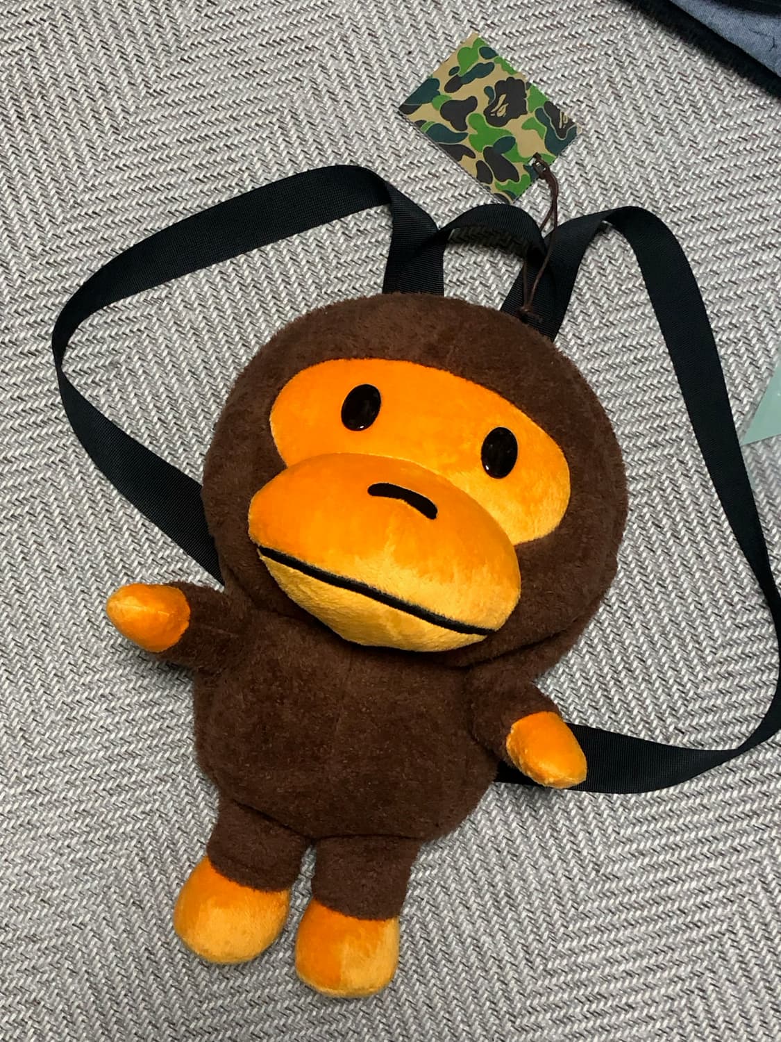 빈티지 베이프 베이비 마일로 플러시 백팩 상품이미지1