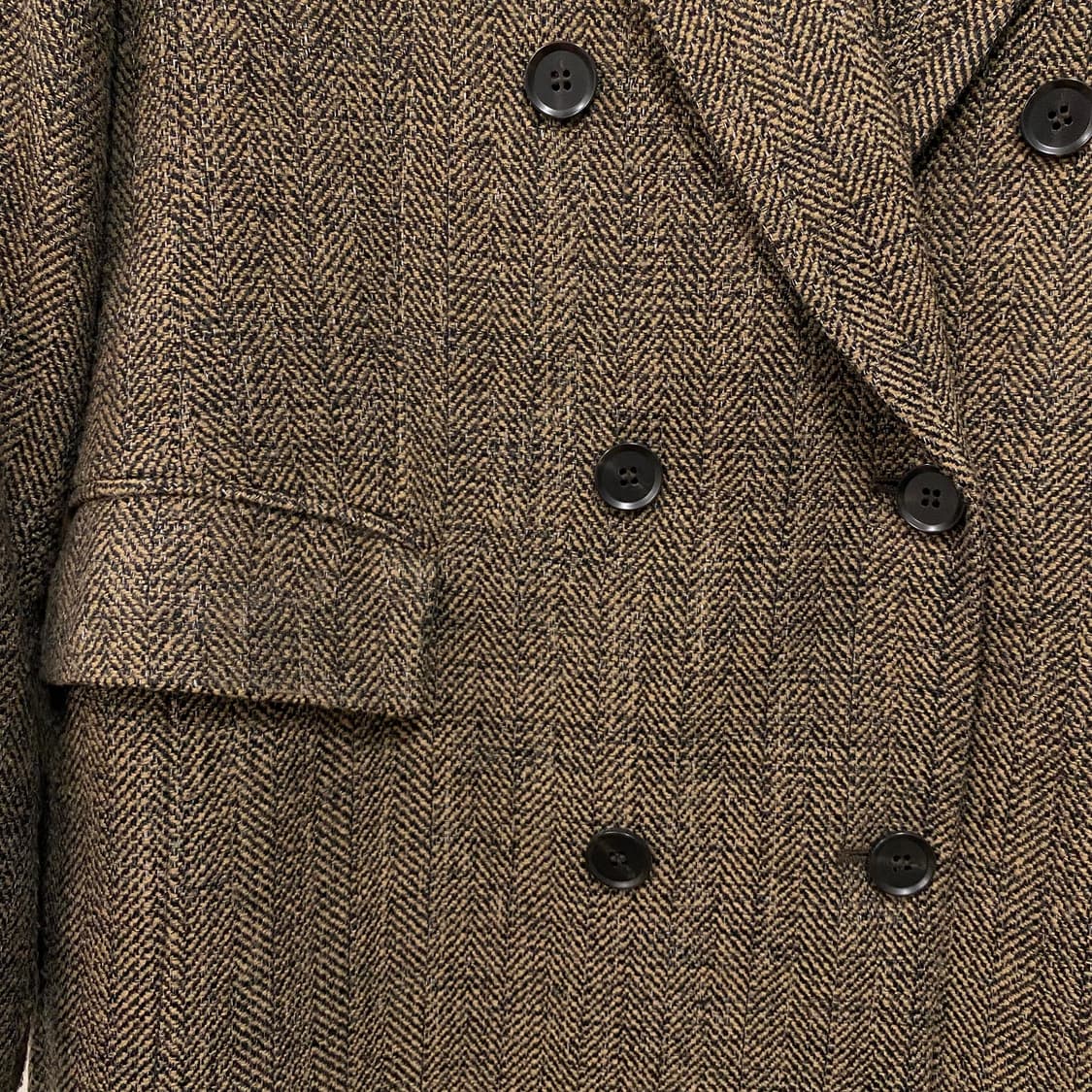 세루티1881 패턴 더블 울 코트 상품이미지5