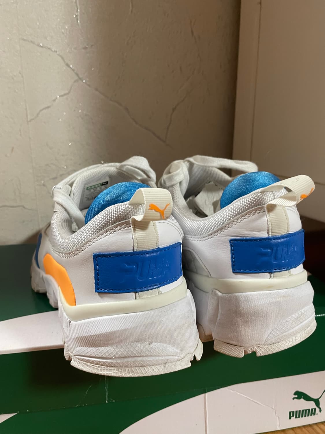 퓨마 트레일폭스 레더 어글리슈즈 화이트 운동화 260 상품이미지4