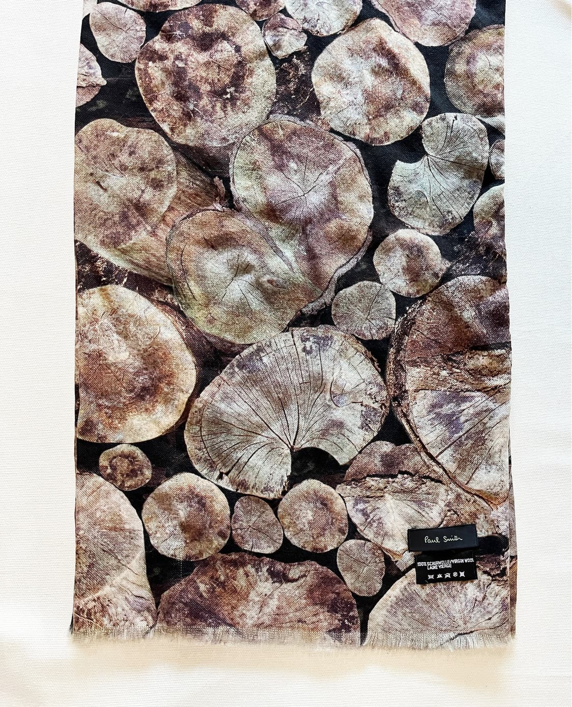 PAUL SMITH wood print virgin wool muffle 상품이미지4