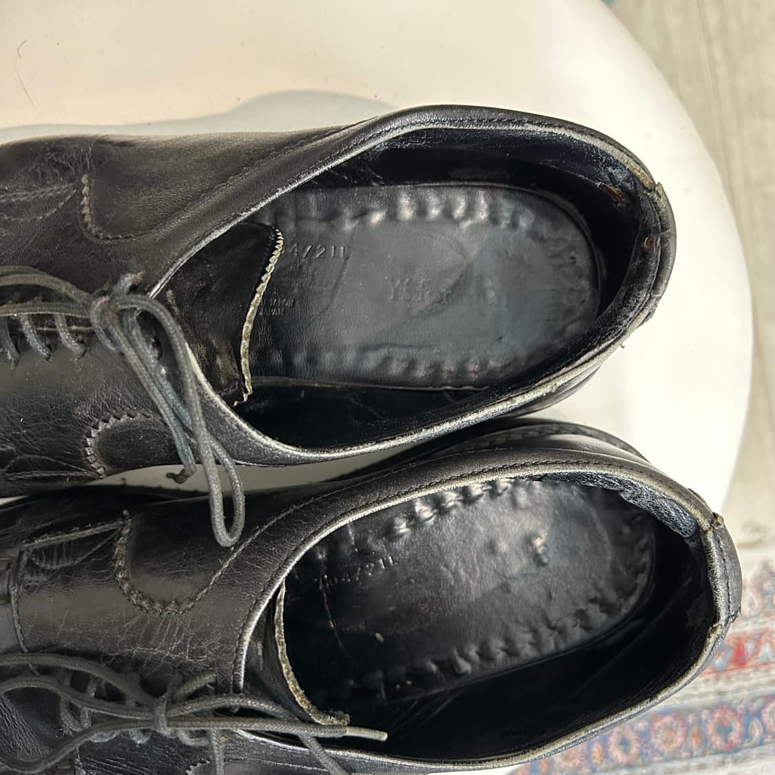 요지 야마모토 Ys for men 레더 더비 슈즈 상품이미지6