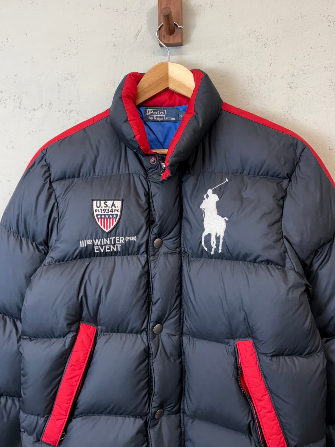 폴로랄프로렌 빈티지 USA 레이싱 덕다운 패딩 상품이미지6