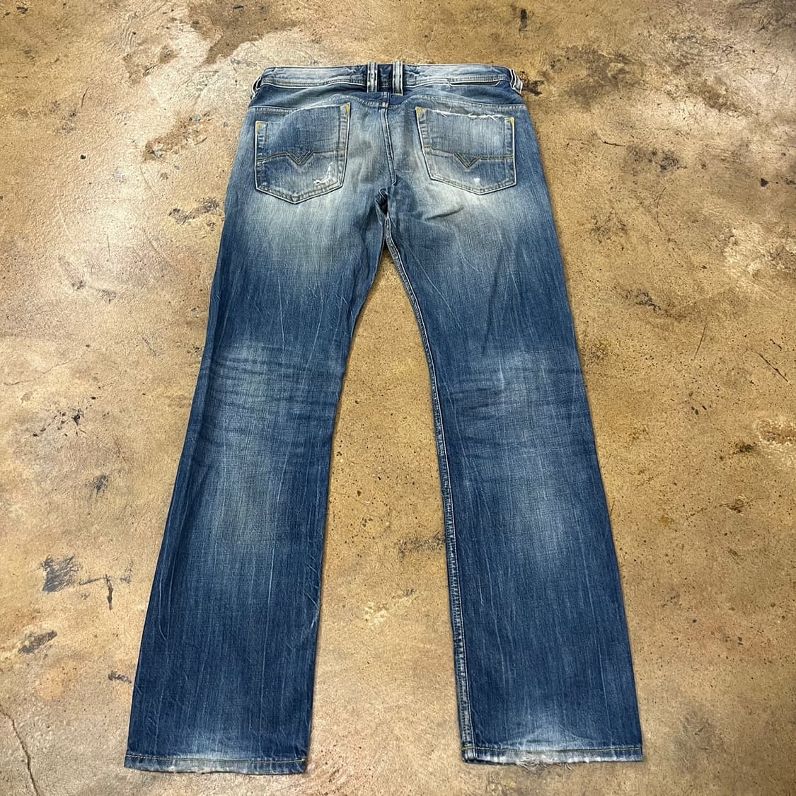 [정품/30] 디젤 데미지 워싱 청바지 b15 상품이미지3