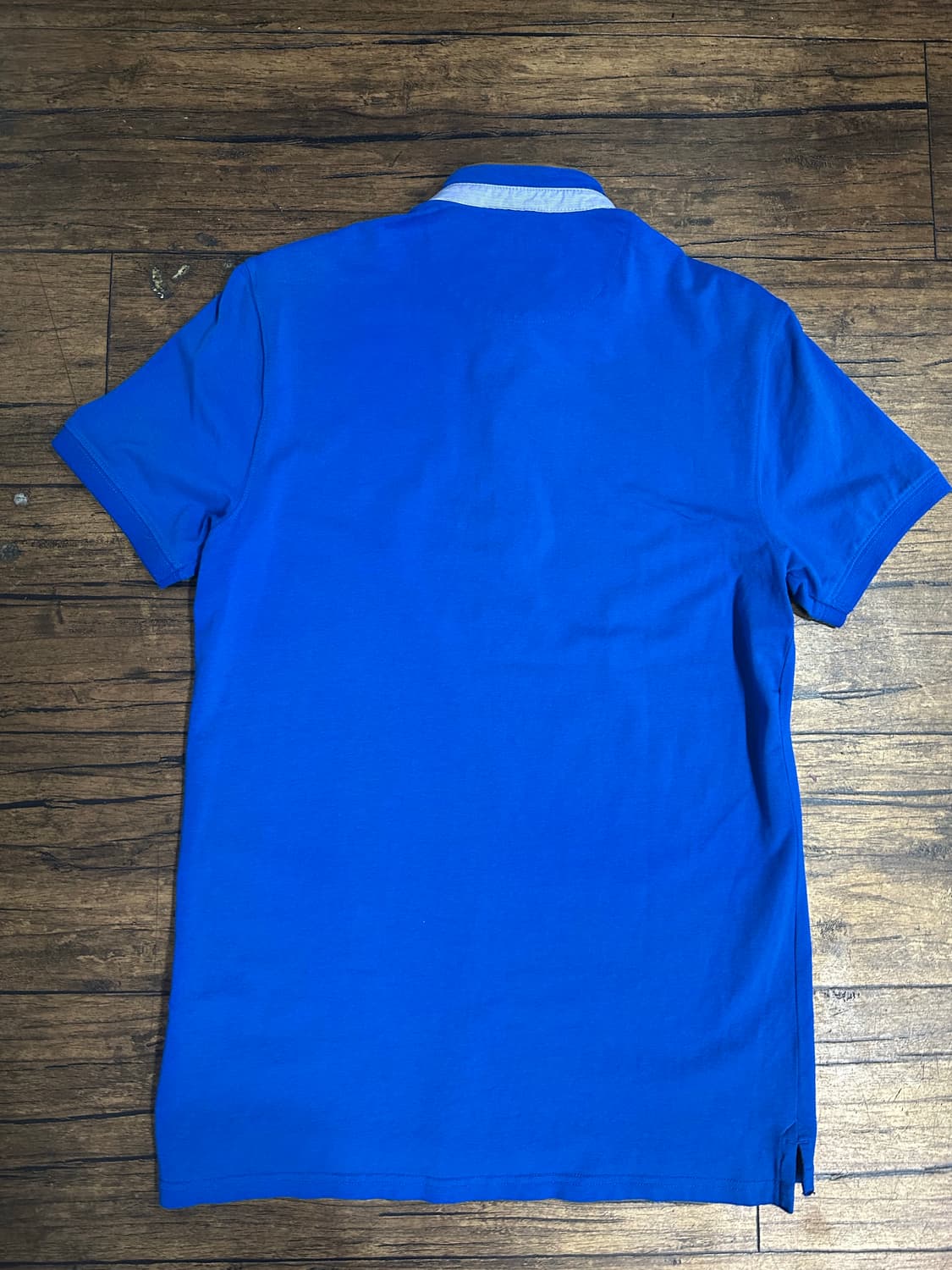Massimo Dutti 코발트블루 반팔 카라티 95 상품이미지5
