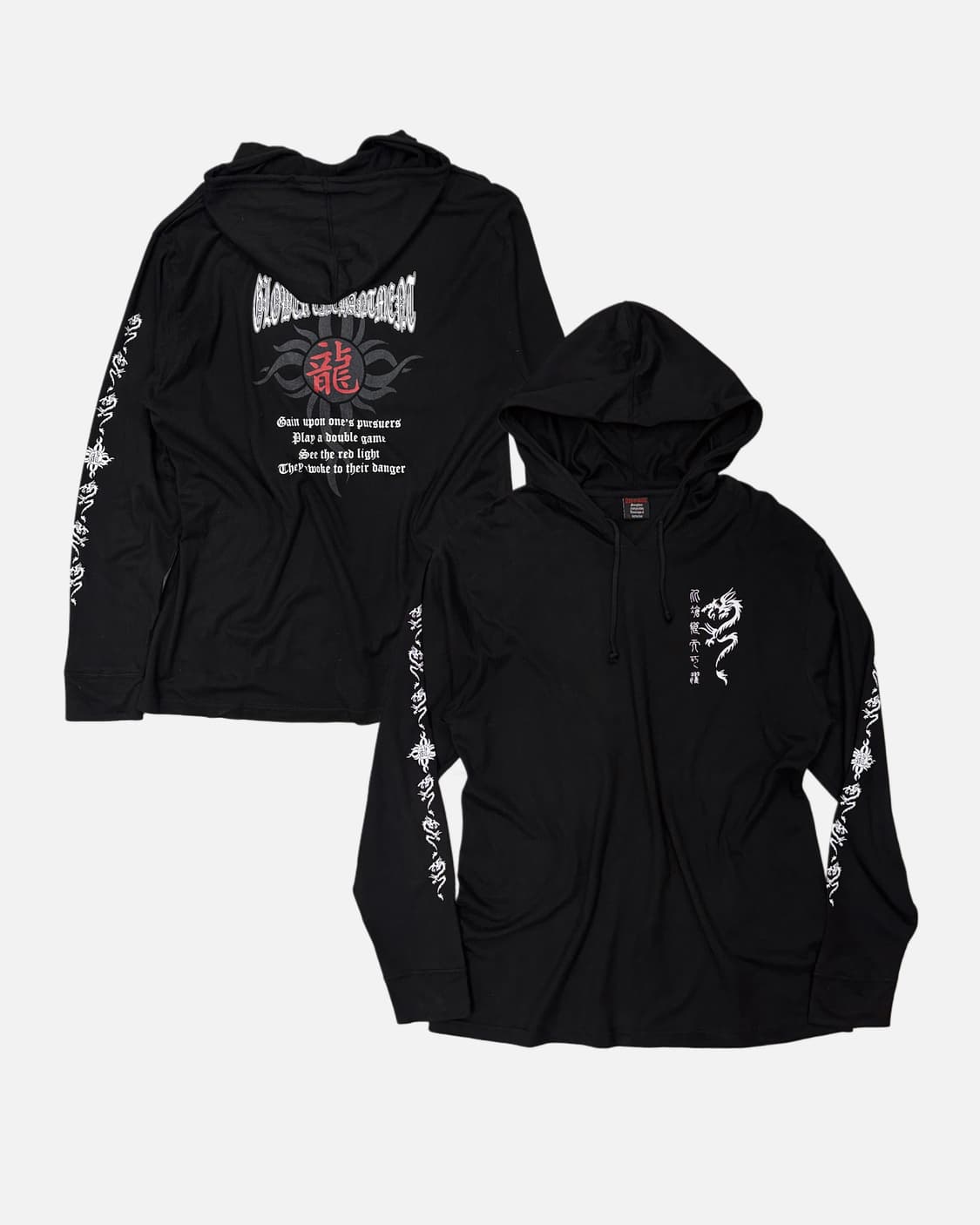 oriental dragon mark hood t-shirt 상품이미지1