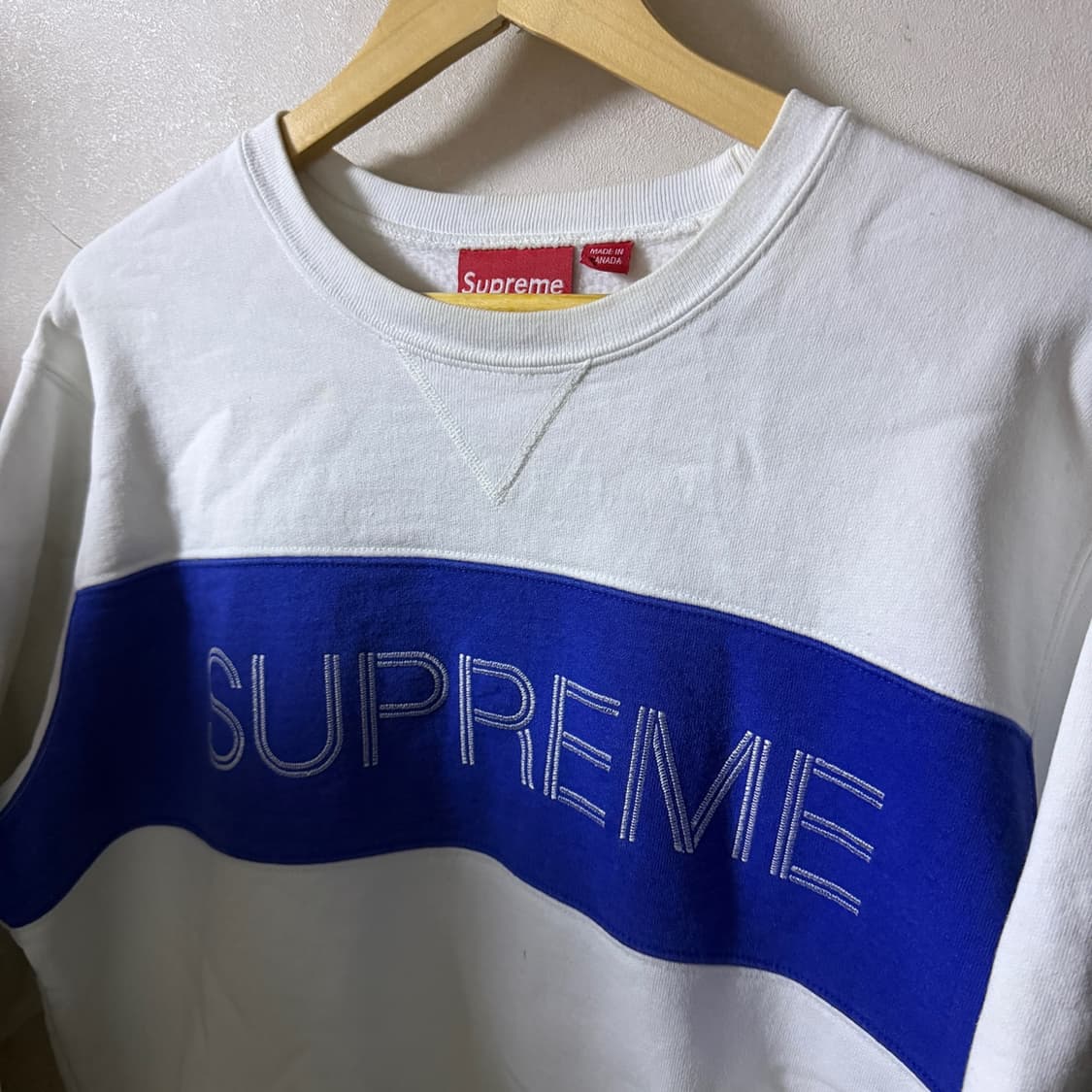 슈프림 지그재그 스티치 맨투맨 L (남성 105정도) 상품이미지2