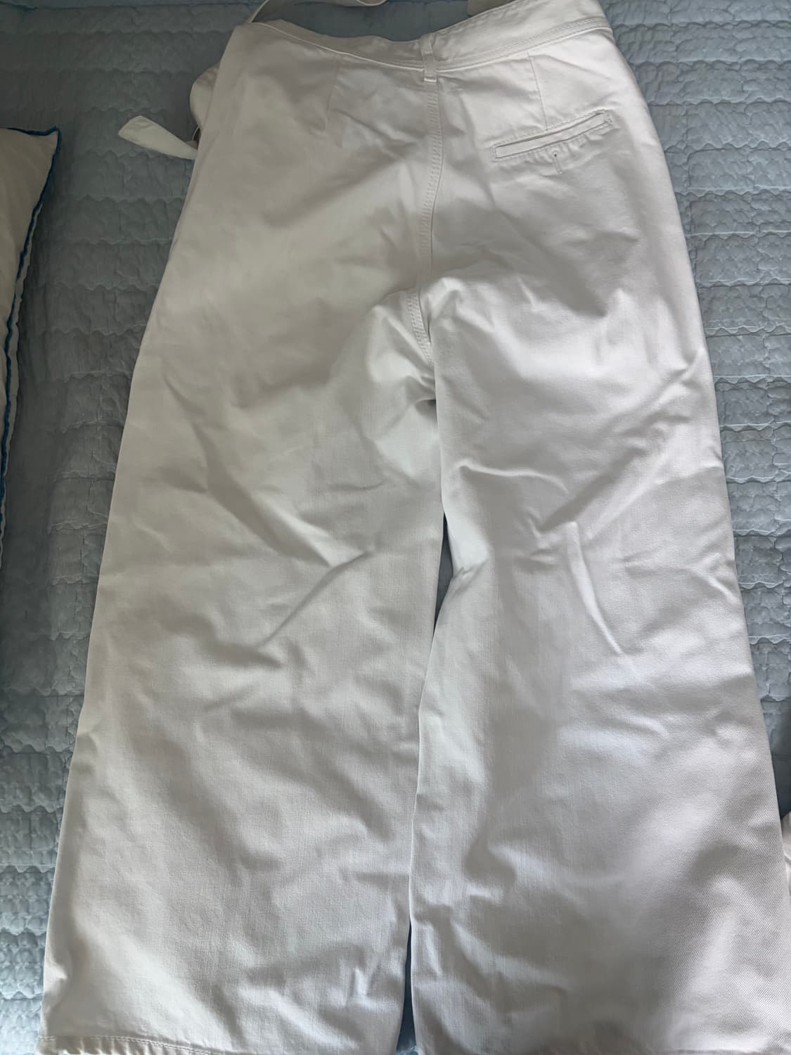 MM6 메종 마르지엘라 화이트 와이드 팬츠 size 36 상품이미지5