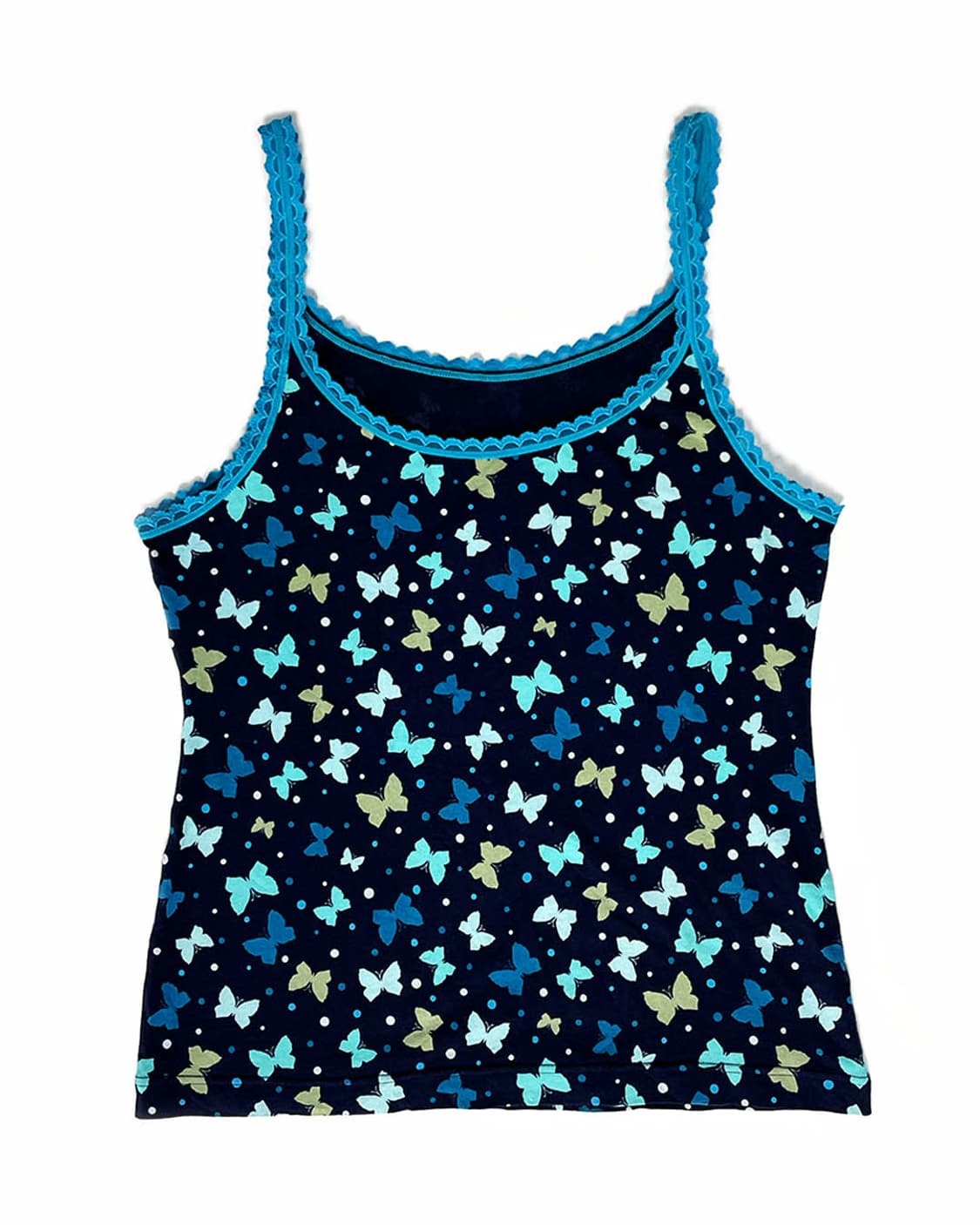 vintage 나비 프린트 슬리브리스 상품이미지2