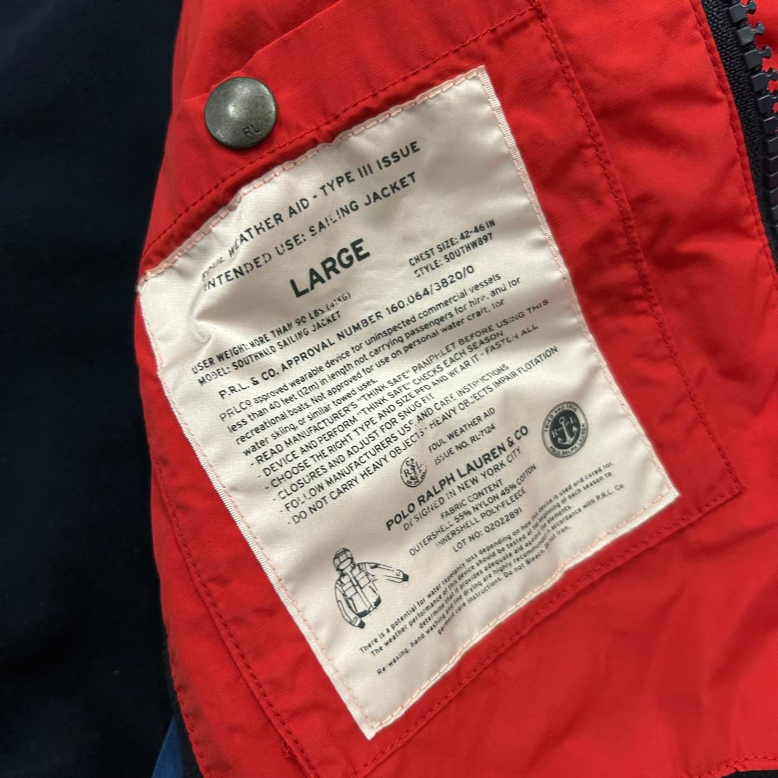 폴로랄프로렌 세일링 자켓 상품이미지5