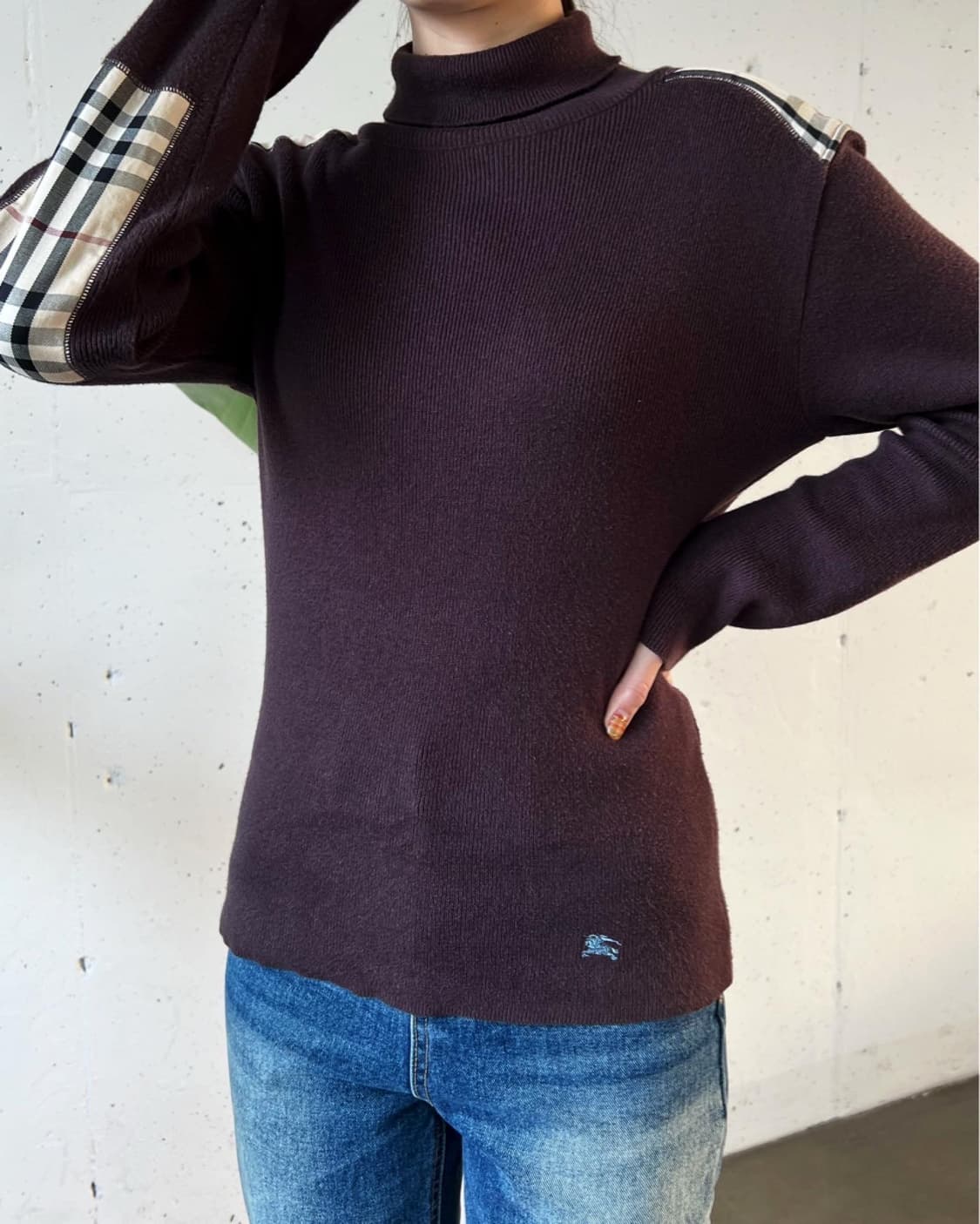 버버리 패치워크 니트 상품이미지4