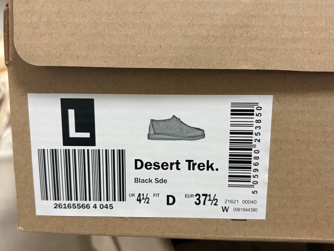 클락스 데저트트렉 블랙 스웨이드 37.5 상품이미지3