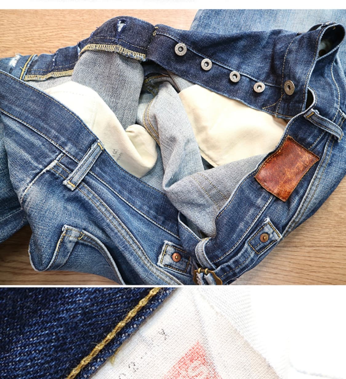 
일본판 90S LEVIS LVC 리바이스 702XX 빅 E 셀비지 데님 상품이미지8