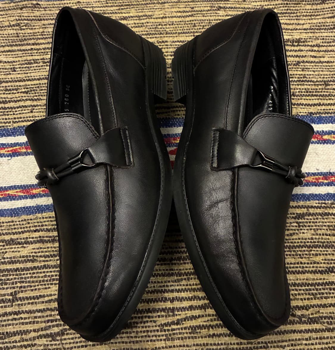 (260)DAKS 닥스 세미캐주얼 쿠셔닝 경량 가죽 로퍼 구두 블랙 상품이미지5